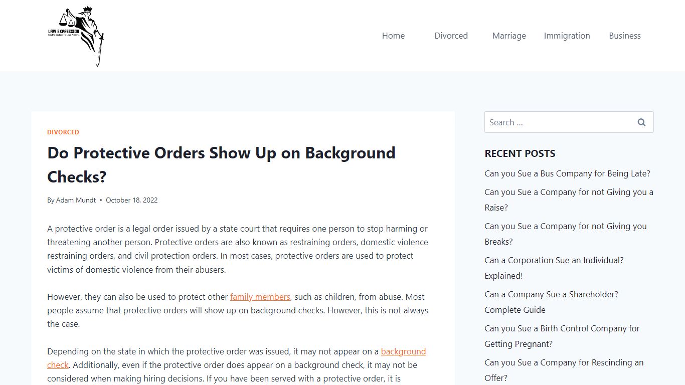 Do Protective Orders Show Up on Background Checks?